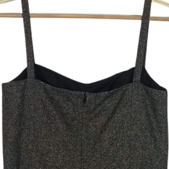 Ann Taylor Preppy Sleeveless Mottled Tweed Dress - Picture 7 of 7